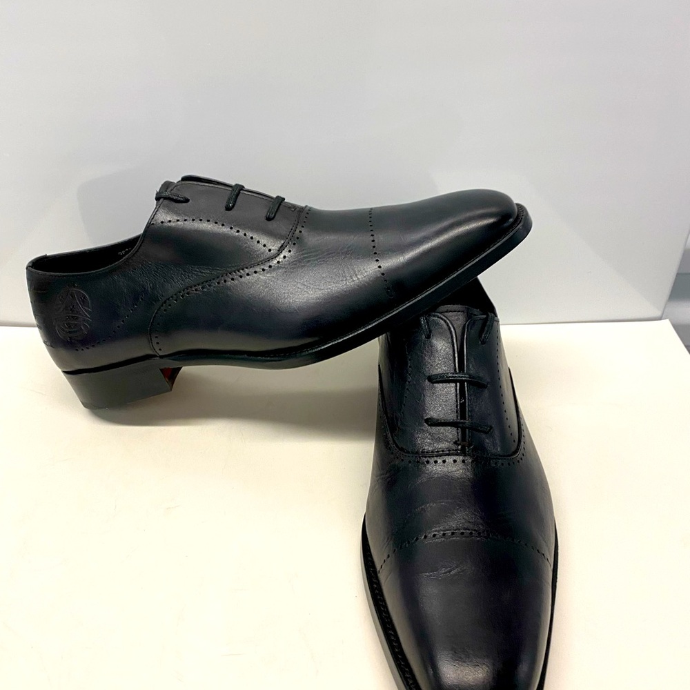BERLUTI Alexandro men black leather loafer shoes US sz 9.5